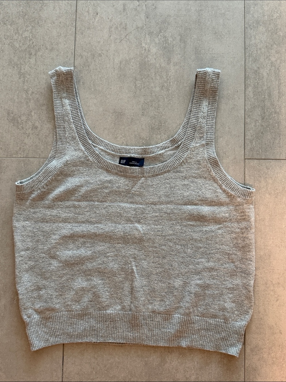 GAP Women's Gray Knit Tank